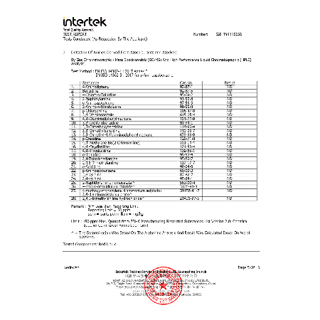 Environmental test report